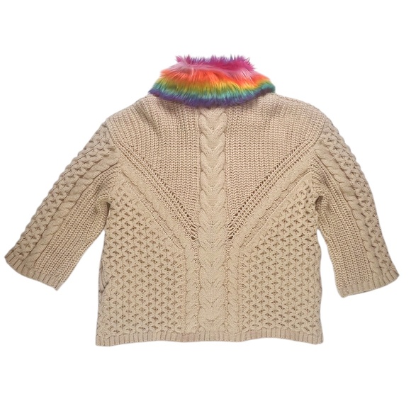 NWT Dressed in LALA Unbothered Grandpa Cardigan Sweater in Beige - Picture 12 of 14